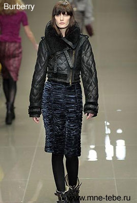 дубленки Burberry осень-зима 2010-2011