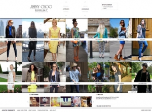 Интерактивный обувной гардероб от Jimmy Choo