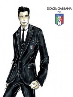 Dolce & Gabbana создали форму футболистам Италии для EURO 2012