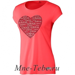 Футболка heart tee adidas