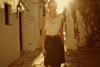 Stradivarius лукбук июнь 2014