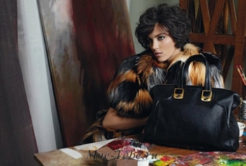 Анна Рубик в рекламной компании Fendi