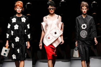 Платья Prada весна-лето 2013