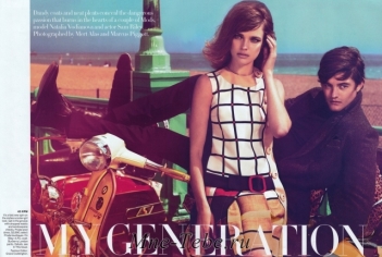 Наталья Водянова для Vogue US September 2011